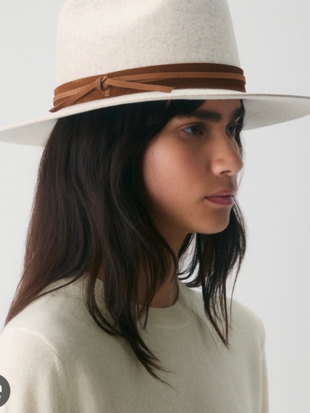 ARITZIA Journey Cattleman Cowboy Hat S/M BNWT